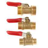 Maxbell Various Type Ball Valve Threaded Brass Ball Valve MM 20mm Red