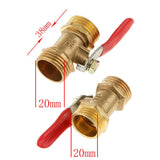 Maxbell Various Type Ball Valve Threaded Brass Ball Valve MM 20mm Red