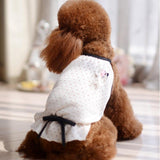 Maxbell Maxbell Dog Puppy Lace Suspender Skirt Dress Hoodie Jumpsuit Clothes Vest Apparel L