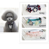 Maxbell Maxbell Pet Dog Cat Necklace with Flowers Artificial Pearl Bell Decor-Pink(M)