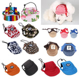 Maxbell Maxbell Small Pet Dog Cat Kitten Baseball Hat Neck Strap Cap Sunbonnet S Red