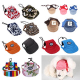 Maxbell Maxbell Small Pet Dog Cat Kitten Baseball Hat Neck Strap Cap Sunbonnet S Red