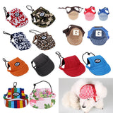 Maxbell Maxbell Small Pet Dog Cat Kitten Baseball Hat Neck Strap Cap Sunbonnet S Red