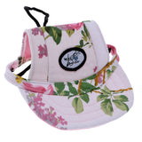 Maxbell Maxbell Small Pet Dog Cat Kitten Flower Foral Baseball Hat Strap Cap Sunbonnet S