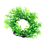 Maxbell Maxbell Water Ornament For Aquarium Artificial Water Plants Gate Shape Decor-Green