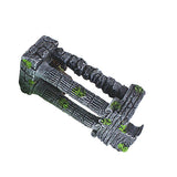 Maxbell Maxbell Fish Tank Decor Simulation Resin Roman Gate Post Aquarium Decoration