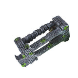 Maxbell Maxbell Fish Tank Decor Simulation Resin Roman Gate Post Aquarium Decoration