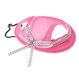 Maxbell Maxbell Pet Dog Cat Kitten Princess Mesh Strap Hat Cap Sunbonnet Size M - Pink