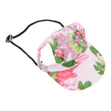 Maxbell Maxbell Small Pet Dog Cat Kitten Flower Foral Baseball Hat Strap Cap Sunbonnet M