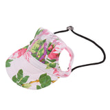 Maxbell Maxbell Small Pet Dog Cat Kitten Flower Foral Baseball Hat Strap Cap Sunbonnet M