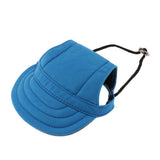Maxbell 2xDog Baseball Hat Pet Kitten Canvas Sport Sunbonnet Hat Blue M