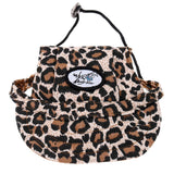 Maxbell Maxbell Small Pet Dog Cat Kitten Leopard Baseball Hat Neck Strap Cap Sunbonnet M