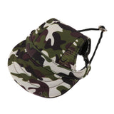 Maxbell 2xDog Baseball Hat Pet Kitten Canvas Sport Sunbonnet Hat Camouflage M