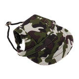 Maxbell 2xDog Baseball Hat Pet Kitten Canvas Sport Sunbonnet Hat Camouflage M