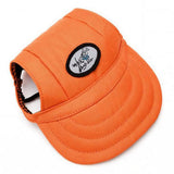 Maxbell Maxbell Pet Dog Cat Kitten Letter Baseball Hat Neck Strap Cap Sunbonnet S Orange