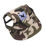 Maxbell 2xDog Baseball Hat Pet Kitten Canvas Sport Sunbonnet Hat Camouflage S