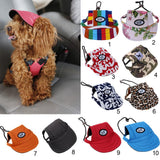 Maxbell 2xDog Baseball Hat Pet Kitten Canvas Sport Sunbonnet Hat Camouflage S