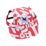 Maxbell Maxbell Small Pet Dog Cat Kitten Letters Baseball Hat Strap Cap Sunbonnet S Red