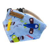Maxbell Maxbell Cartoon Bandana Collar Pet Cat Dog Puppy Neckerchief Neck Scarf Bib Plane S