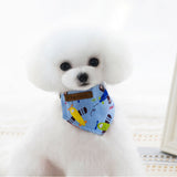 Maxbell Maxbell Cartoon Bandana Collar Pet Cat Dog Puppy Neckerchief Neck Scarf Bib Plane S