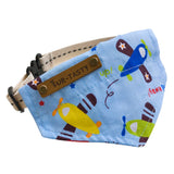 Maxbell Maxbell Cartoon Bandana Collar Pet Cat Dog Puppy Neckerchief Neck Scarf Bib Plane S
