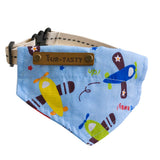 Maxbell Maxbell Cartoon Bandana Collar Pet Cat Dog Puppy Neckerchief Neck Scarf Bib Plane S