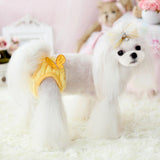 Maxbell Maxbell Yellow Butterfly Female Pet Dog Physiological Pant Diaper Underwear Size S