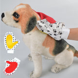 Maxbell Pet Dog Squeaky Ball Feeding Toy and Pet Grooming Brush Massage Hand Glove