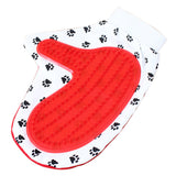 Maxbell Pet Dog Squeaky Ball Feeding Toy and Pet Grooming Brush Massage Hand Glove