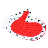 Maxbell Pet Dog Squeaky Ball Feeding Toy and Pet Grooming Brush Massage Hand Glove