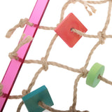 Maxbell Maxbell Parrot Bird Pet Toy Rope Net Swing Ladder Toys Climbing Net Play Gym