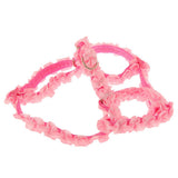Maxbell Maxbell Adjustable Pet Dog Belt Nylon Lead Leash Collar Harness Safety Strap Pink