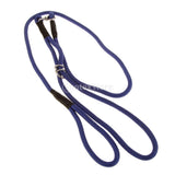 Maxbell Maxbell Pet Dog Nylon Rope Slip Training Leash Adjustable Traction Collar Blue 1cm