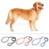 Maxbell Maxbell Pet Dog Nylon Rope Slip Training Leash Adjustable Traction Collar Blue 1cm