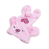Maxbell Maxbell Pet Dog Sweater Puppy Velvet Hoodie Winter Jumpsuit Outwear Pink Pig S
