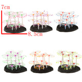 Maxbell Maxbell Artificial Coral Plant Fish Tank Aquarium Ornament Water Garden Decor Purple