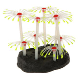 Maxbell Maxbell Artificial Coral Plant Fish Tank Aquarium Ornament Water Garden Decor Yellow