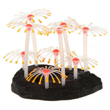 Maxbell Maxbell Artificial Coral Plant Fish Tank Aquarium Ornament Water Garden Decor Orange