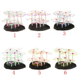 Maxbell Maxbell Artificial Coral Plant Fish Tank Aquarium Ornament Water Garden Decor Orange