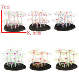 Maxbell Maxbell Artificial Coral Plant Fish Tank Aquarium Ornament Water Garden Decor Orange