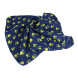 Maxbell Maxbell Warm Blue Fleece Blanket Pet Dog Paw Print Pattern Soft Bed Mat--M