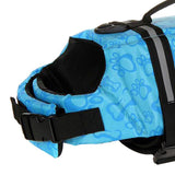 Maxbell Maxbell Dog Aquatic Reflective Preserver Safety Float Vest Saver Life Jacket Blue S