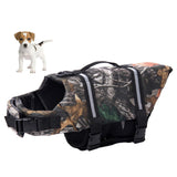 Maxbell Maxbell Dog Aquatic Reflective Preserver Safety Float Vest Saver Life Jacket Camo XL