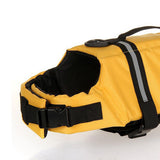 Maxbell Maxbell Dog Aquatic Reflective Preserver Safety Float Vest Saver Life Jacket YLW XS