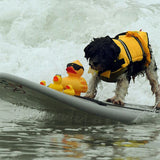 Maxbell Maxbell Dog Aquatic Reflective Preserver Safety Float Vest Saver Life Jacket YLW L