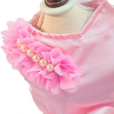 Maxbell Maxbell Dog Pet Puppy Princess Dress Tutu Skirt Layered Roses Decor Clothes Pink S