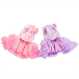 Maxbell Maxbell Dog Pet Puppy Princess Dress Tutu Skirt Layered Roses Decor Clothes Pink L