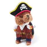Maxbell Maxbell Pet Dog Cat Pirate Shape Apparel Doggy Clothes Costume Dress Suit Outfit XL