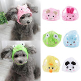 Maxbell Maxbell Cartoon Fleece Hat for Pet Dog Cute Pig Pattern Puppy Teddy Costume Cap--S