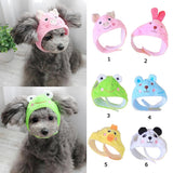 Maxbell Maxbell Cartoon Fleece Hat for Pet Dog Cute Pig Pattern Puppy Teddy Costume Cap--S